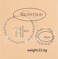 Simple Style Classic Style Geometric Ferroalloy Inlay Rhinestones Women's Jewelry Set main image 3