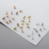 10 PCS/Package 304 Stainless Steel 18K Gold Plated Solid Color Hook Earring Findings main image 9