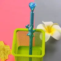 1 Piece Solid Color School Daily Plastic Preppy Style Gel Pen sku image 1