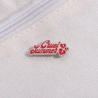 Cartoon Style Cute Sunflower Letter Alloy Stamping Stoving Varnish Plating Unisex Brooches main image 5