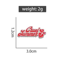 Cartoon Style Cute Sunflower Letter Alloy Stamping Stoving Varnish Plating Unisex Brooches main image 10