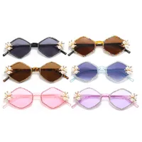 Novelty Streetwear Geometric Ac Special-Shaped Mirror Full Frame Glasses main image 2