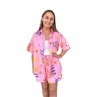 Women's Casual Geometric Polyester Shirt Collar Printing Pocket Active Sets main image 4