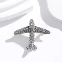 Simple Style Classic Style Animal Wreath Airplane Alloy Inlay Rhinestones Women's Brooches main image 8