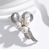 Simple Style Classic Style Animal Wreath Airplane Alloy Inlay Rhinestones Women's Brooches main image 6