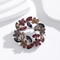 Simple Style Classic Style Animal Wreath Airplane Alloy Inlay Rhinestones Women's Brooches main image 2