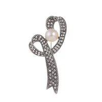 Simple Style Classic Style Animal Wreath Airplane Alloy Inlay Rhinestones Women's Brooches sku image 1