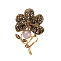 Simple Style Classic Style Animal Wreath Airplane Alloy Inlay Rhinestones Women's Brooches sku image 7
