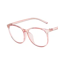 Xiaohongshu Anti-blue Light Large Frame Round Glasses Frame Plain  New Glasses Frame Ultra Light Artistic Plain Glasses Fashion sku image 3