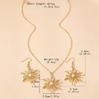 IG Style Simple Style Flower Artificial Pearls Alloy Plastic Wholesale Jewelry Set main image 7
