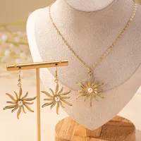 IG Style Simple Style Flower Artificial Pearls Alloy Plastic Wholesale Jewelry Set main image 5