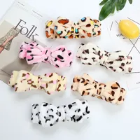 Unisex Casual Cute Bow Knot Leopard Cloth Hair Band main image 4