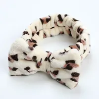 Unisex Casual Cute Bow Knot Leopard Cloth Hair Band sku image 2