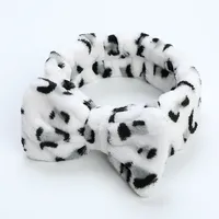 Unisex Casual Cute Bow Knot Leopard Cloth Hair Band sku image 1