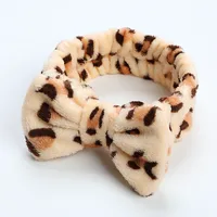 Unisex Casual Cute Bow Knot Leopard Cloth Hair Band sku image 6