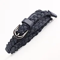 Vintage Wax Rope Hand-woven Women Belts Nhpo145929 sku image 6