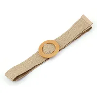 Basic Square Straw Woven Belt Women's Woven Belts sku image 12