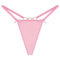 Foreign Trade Thong Women's Sexy Hollow Hot Small Chain Cotton Crotch Breathable  Low Waist Ladies Underwear In Stock main image 5