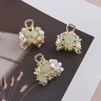 Women's Classical Flower Bow Knot Alloy Inlay Rhinestones Hair Claws main image 1