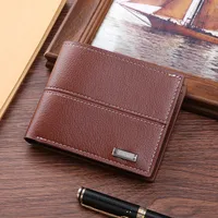 Women's Letter Solid Color PVC Open Small Wallets sku image 1