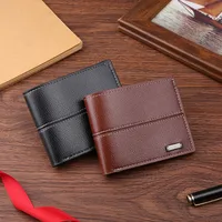 Women's Letter Solid Color PVC Open Small Wallets main image 1