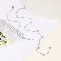 Wholesale Jewelry Elegant Romantic Round 304 Stainless Steel Pendant Necklace main image 4