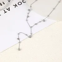 Wholesale Jewelry Elegant Romantic Round 304 Stainless Steel Pendant Necklace main image 2