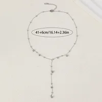 Wholesale Jewelry Elegant Romantic Round 304 Stainless Steel Pendant Necklace main image 7