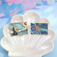 Cartoon Style Cowboy Style Sweet Starry Sky Alloy Stamping Stoving Varnish Plating Women's Brooches main image 4