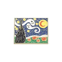 Cartoon Style Cowboy Style Sweet Starry Sky Alloy Stamping Stoving Varnish Plating Women's Brooches sku image 2