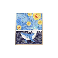 Cartoon Style Cowboy Style Sweet Starry Sky Alloy Stamping Stoving Varnish Plating Women's Brooches sku image 4