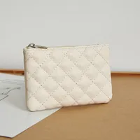 Unisex Solid Color Pu Leather Zipper Wallets sku image 1