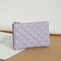 Unisex Solid Color Pu Leather Zipper Wallets sku image 4