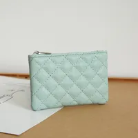 Unisex Solid Color Pu Leather Zipper Wallets sku image 5