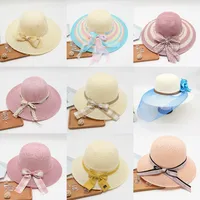 Women's Vacation Simple Style Solid Color Big Eaves Straw Hat main image 1