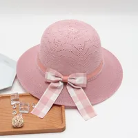 Women's Vacation Simple Style Solid Color Big Eaves Straw Hat main image 5
