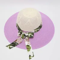 Women's Vacation Simple Style Solid Color Big Eaves Straw Hat sku image 19
