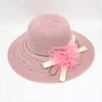 Women's Vacation Simple Style Solid Color Big Eaves Straw Hat sku image 71