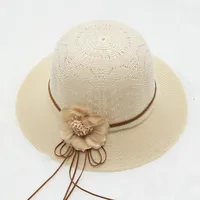 Women's Vacation Simple Style Solid Color Big Eaves Straw Hat sku image 25