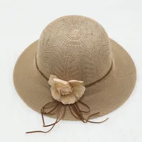 Women's Vacation Simple Style Solid Color Big Eaves Straw Hat sku image 26