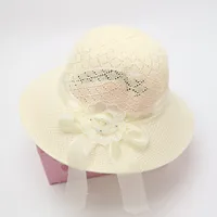 Women's Vacation Simple Style Solid Color Big Eaves Straw Hat sku image 27