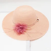 Women's Vacation Simple Style Solid Color Big Eaves Straw Hat sku image 74