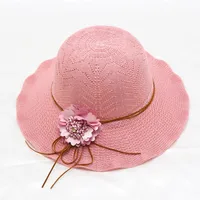 Women's Vacation Simple Style Solid Color Big Eaves Straw Hat sku image 45