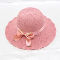 Women's Vacation Simple Style Solid Color Big Eaves Straw Hat sku image 46