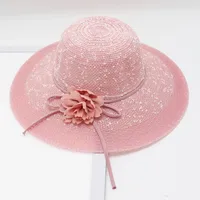 Women's Vacation Simple Style Solid Color Big Eaves Straw Hat sku image 82