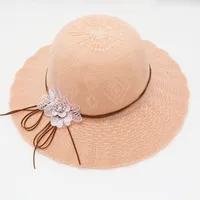 Women's Vacation Simple Style Solid Color Big Eaves Straw Hat sku image 88
