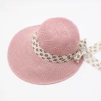 Women's Vacation Simple Style Solid Color Big Eaves Straw Hat sku image 91
