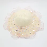 Women's Vacation Simple Style Solid Color Big Eaves Straw Hat sku image 118