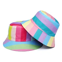Women's Streetwear Splicing Wide Eaves Bucket Hat main image 3