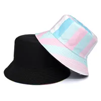 Women's Streetwear Splicing Wide Eaves Bucket Hat main image 4